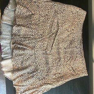 Abercrombie Leopard Print Skirt
